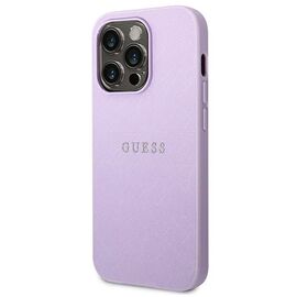 Guess GUHCP14LPSASBPU iPhone 14 Pro 6,1" fioletowy/purple Saffiano Strap - Apple Cases - Cases - Techbox