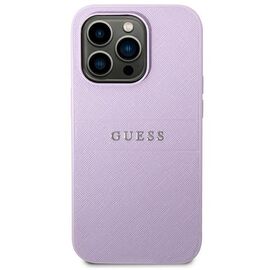 Guess GUHCP14LPSASBPU iPhone 14 Pro 6,1" fioletowy/purple Saffiano Strap - Apple Cases - Cases - Techbox