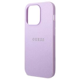 Guess GUHCP14LPSASBPU iPhone 14 Pro 6,1" fioletowy/purple Saffiano Strap - Apple Cases - Cases - Techbox