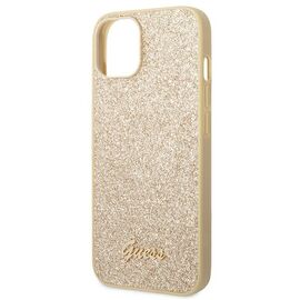 Guess GUHCP14SHGGSHD iPhone 14 6,1" złoty/gold hard case Glitter Script - Uncategorized Cases (2) - Cases - Techbox