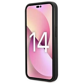 Karl Lagerfeld KLHCP14LSAPKHG iPhone 14 Pro 6,1" srebrny/silver hardcase Saffiano Karl`s Head Patch | Techbox