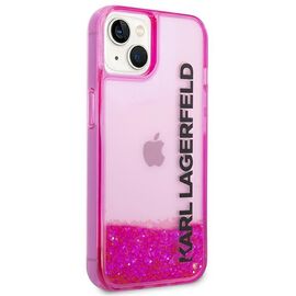 Karl Lagerfeld KLHCP14MLCKVF iPhone 14 Plus 6,7" r&oacute;żowy/pink hardcase Liquid Glitter Elong | Techbox