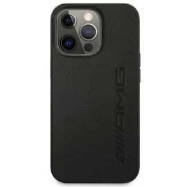 AMG AMHCP14XDOLBK iPhone 14 Pro Max 6.7 "black / black hardcase Leather Hot Stamped - Apple Cases - Cases - Techbox