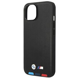 Case BMW BMHCP14M22PTDK iPhone 14 Plus 6.7 "black / black Leather Stamp Tricolor | Techbox