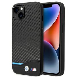 Case BMW BMHCP14S22NBCK iPhone 14 6.1 "black / black Leather Carbon | Techbox