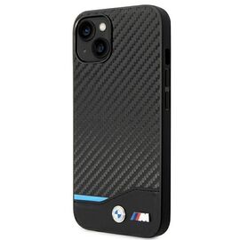 Case BMW BMHCP14S22NBCK iPhone 14 6.1 "black / black Leather Carbon | Techbox