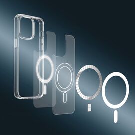 Clear Magnetic Case MagSafe case for iPhone 14 Plus magnetic transparent cover - Apple Cases - Cases - Techbox