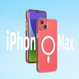 Clear Magnetic Case MagSafe case for iPhone 14 Plus magnetic transparent cover - Apple Cases - Cases - Techbox
