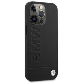 Etui BMW BMHMP14LSLLBK iPhone 14 Pro 6,1" czarny/black hardcase Signature Logo Imprint Magsafe - Apple Cases - Cases - Techbox