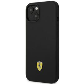 Ferrari FEHCP14MSIBBK iPhone 14 Plus 6.7" black/black hardcase Silicone Metal Logo | Techbox