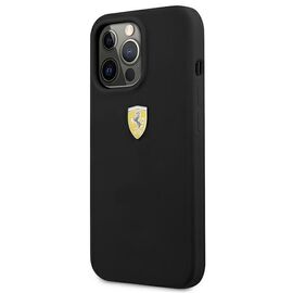 Ferrari FESSIHCP13LBK iPhone 13 Pro / 13 6.1" black/black hardcase Silicone | Techbox