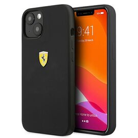 Ferrari FESSIHCP13SBK iPhone 13 mini 5.4" black/black hardcase Silicone | Techbox