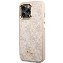 Guess 4G Vintage Gold Logo case for iPhone 14 Pro - pink - Uncategorized Cases (2) - Cases - Techbox