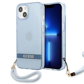 Guess GUHCP13SHTSGSB iPhone 13 mini 5,4 "blue / blue hardcase Translucent Stap | Techbox