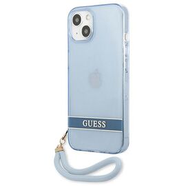 Guess GUHCP13SHTSGSB iPhone 13 mini 5,4 "blue / blue hardcase Translucent Stap | Techbox