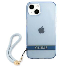 Guess GUHCP13SHTSGSB iPhone 13 mini 5,4 "blue / blue hardcase Translucent Stap | Techbox