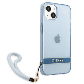 Guess GUHCP13SHTSGSB iPhone 13 mini 5,4 "blue / blue hardcase Translucent Stap | Techbox