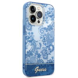 Guess GUHCP14LHGPLHB iPhone 14 Pro 6.1" blue/blue hardcase Porcelain Collection | Techbox