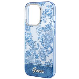 Guess GUHCP14LHGPLHB iPhone 14 Pro 6.1" blue/blue hardcase Porcelain Collection | Techbox