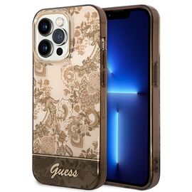 Guess GUHCP14LHGPLHC iPhone 14 Pro 6.1" ocher hardcase Porcelain Collection - Apple Cases - Cases - Techbox