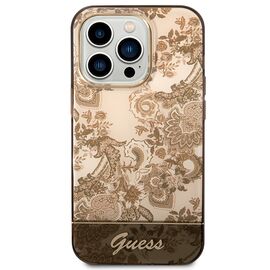 Guess GUHCP14LHGPLHC iPhone 14 Pro 6.1" ocher hardcase Porcelain Collection - Apple Cases - Cases - Techbox