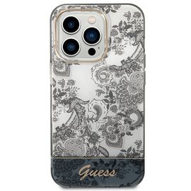 Guess GUHCP14LHGPLHG iPhone 14 Pro 6.1" grey/grey hardcase Porcelain Collection - Apple Cases - Cases - Techbox