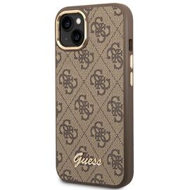 Guess GUHCP14MHG4SHW iPhone 14 Plus 6.7 "brown / brown hard case 4G Vintage Gold Logo | Techbox