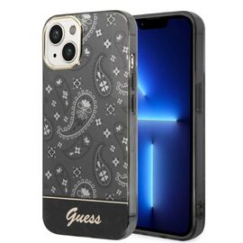 Guess GUHCP14MHGBNHK iPhone 14 Plus 6.7" black/black hardcase Bandana Paisley - Uncategorized Cases (2) - Cases - Techbox