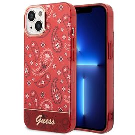 Guess GUHCP14MHGBNHR iPhone 14 Plus 6.7" red/red hardcase Bandana Paisley - Uncategorized Cases (2) - Cases - Techbox
