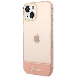 Guess GUHCP14MHGCOP iPhone 14 Plus 6.7 "pink / pink hardcase Translucent | Techbox
