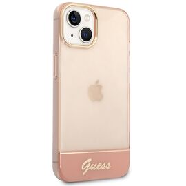 Guess GUHCP14MHGCOP iPhone 14 Plus 6.7 "pink / pink hardcase Translucent | Techbox