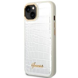Guess GUHCP14MHGCRHS iPhone 14 Plus 6.7 "silver / silver hardcase Croco Collection | Techbox