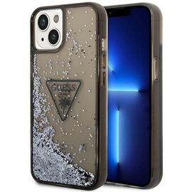 Guess GUHCP14MLFCTPK iPhone 14 Plus 6.7" black/black hardcase Liquid Glitter Palm Collection | Techbox
