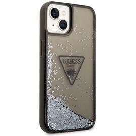 Guess GUHCP14MLFCTPK iPhone 14 Plus 6.7" black/black hardcase Liquid Glitter Palm Collection | Techbox