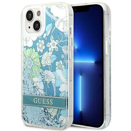 Guess GUHCP14SLFLSN iPhone 14 6.1 "green / green hardcase Flower Liquid Glitter | Techbox