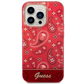 Guess GUHCP14XHGBNHR iPhone 14 Pro Max 6.7" red/red hardcase Bandana Paisley - Uncategorized Cases (2) - Cases - Techbox