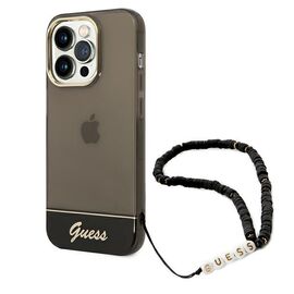 Guess GUHCP14XHGCOHK iPhone 14 Pro Max 6,7 "black / black hardcase Translucent Pearl Strap - Apple Cases - Cases - Techbox