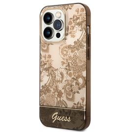 Guess GUHCP14XHGPLHC iPhone 14 Pro Max 6.7" ocher hardcase Porcelain Collection - Apple Cases - Cases - Techbox