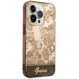 Guess GUHCP14XHGPLHC iPhone 14 Pro Max 6.7" ocher hardcase Porcelain Collection - Apple Cases - Cases - Techbox