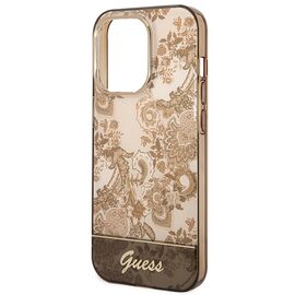 Guess GUHCP14XHGPLHC iPhone 14 Pro Max 6.7" ocher hardcase Porcelain Collection - Apple Cases - Cases - Techbox