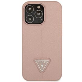 Guess GUHCP14XPSATLP iPhone 14 Pro Max 6,7 "pink / pink hardcase SaffianoTriangle Logo - Apple Cases - Cases - Techbox