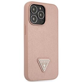 Guess GUHCP14XPSATLP iPhone 14 Pro Max 6,7 "pink / pink hardcase SaffianoTriangle Logo - Apple Cases - Cases - Techbox