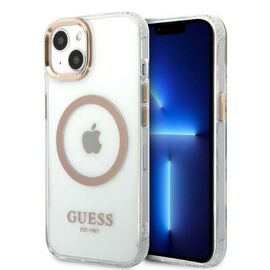 Guess GUHMP13MHTRMD iPhone 13 6.1 "gold / gold hard case Metal Outline Magsafe - Apple Cases - Cases - Techbox