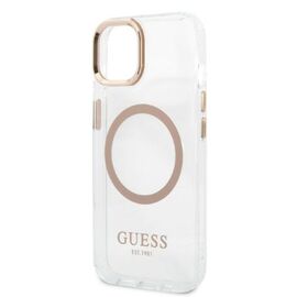 Guess GUHMP13MHTRMD iPhone 13 6.1 "gold / gold hard case Metal Outline Magsafe - Apple Cases - Cases - Techbox