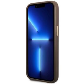 Guess GUHMP14LU4GPRW iPhone 14 Pro 6.1 "brown / brown hard case 4G Logo Plate MagSafe - Apple Cases - Cases - Techbox