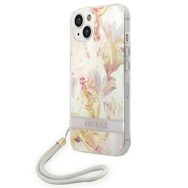 Guess GUOHCP14MHFLSU iPhone 14 Plus 6,7" fioletowy/purple hardcase Flower Strap - Apple Cases - Cases - Techbox