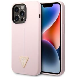 Guess Silicone Triangle iPhone 14 Pro 6.1" Case - Purple - Uncategorized Cases (2) - Cases - Techbox