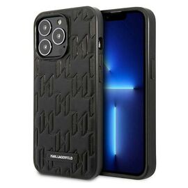 Karl Lagerfeld KLHCP13LMNMP1K iPhone 13 Pro / 13 6.1 "hardcase black / black Monogram Plaque - Apple Cases - Cases - Techbox