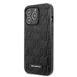 Karl Lagerfeld KLHCP13LMNMP1K iPhone 13 Pro / 13 6.1 "hardcase black / black Monogram Plaque - Apple Cases - Cases - Techbox