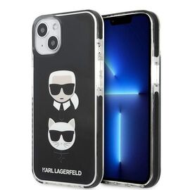 Karl Lagerfeld KLHCP13STPE2TK iPhone 13 mini 5,4" hardcase czarny/black Karl&Choupette Head - Apple Cases - Cases - Techbox